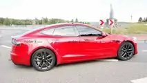 Tesla Model S Plaid spied at the Nurburgring