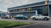 Aston Martin DB6 EV By Lunaz Side With Other Models