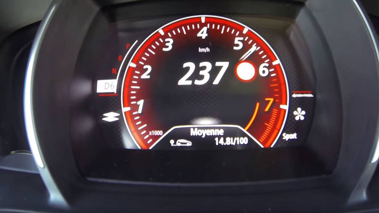Yeni Megane RS Maksimum Hız Testi