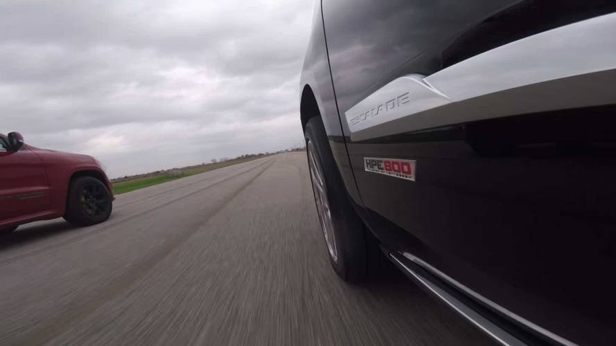 Hennessey Escalade Vs. Jeep Trackhawk