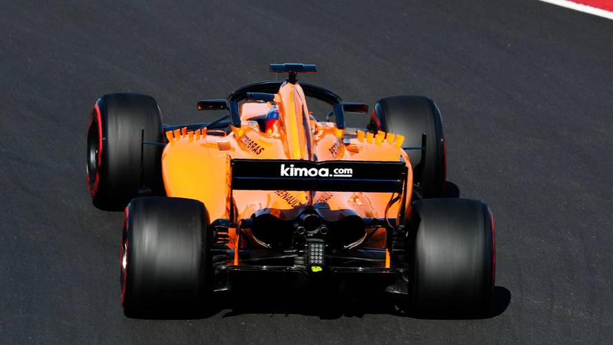 Fernando Alonso, en los test de Barcelona 2018