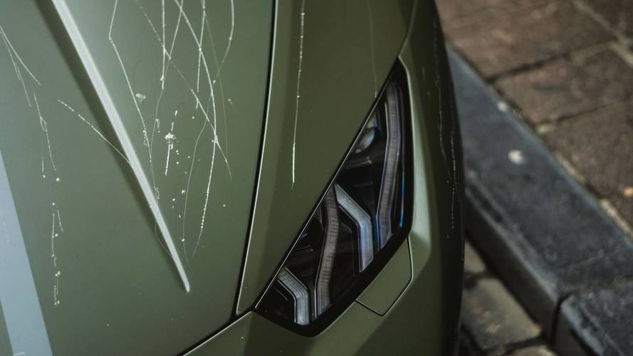 Lamborghini Huracan Avio Vandalized