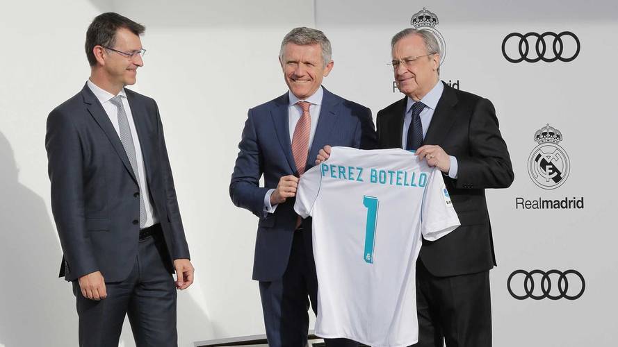 Entrega de vehículos Audi a los jugadores del Real Madrid