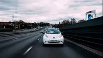 Nissan Leaf autonomous testing in London