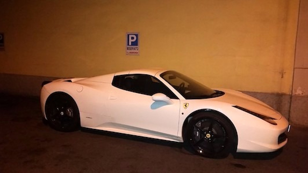 458 Spider police milanaise