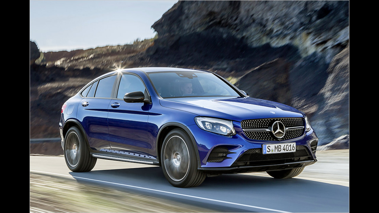 Das GLC Coupé startet
