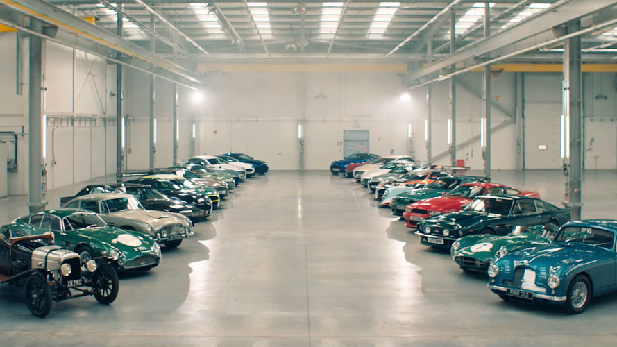 VIDÉO Les plus belles Aston Martin pour la nouvelle usine