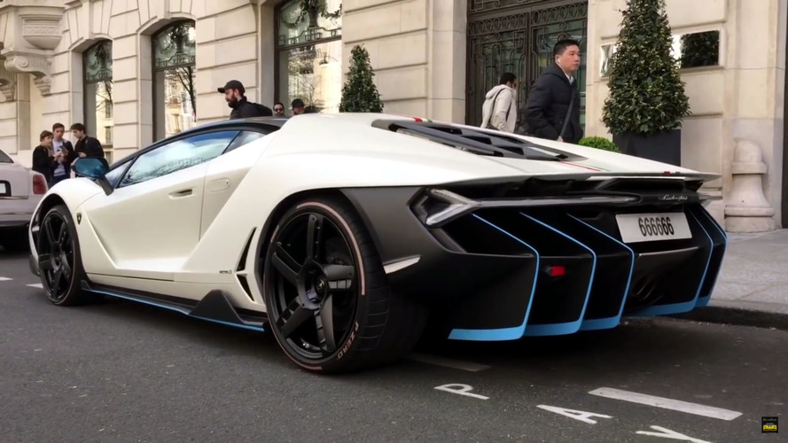 Lamborghini Centenario sokaklarda