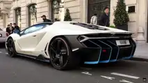 Lamborghini Centenario sokaklarda