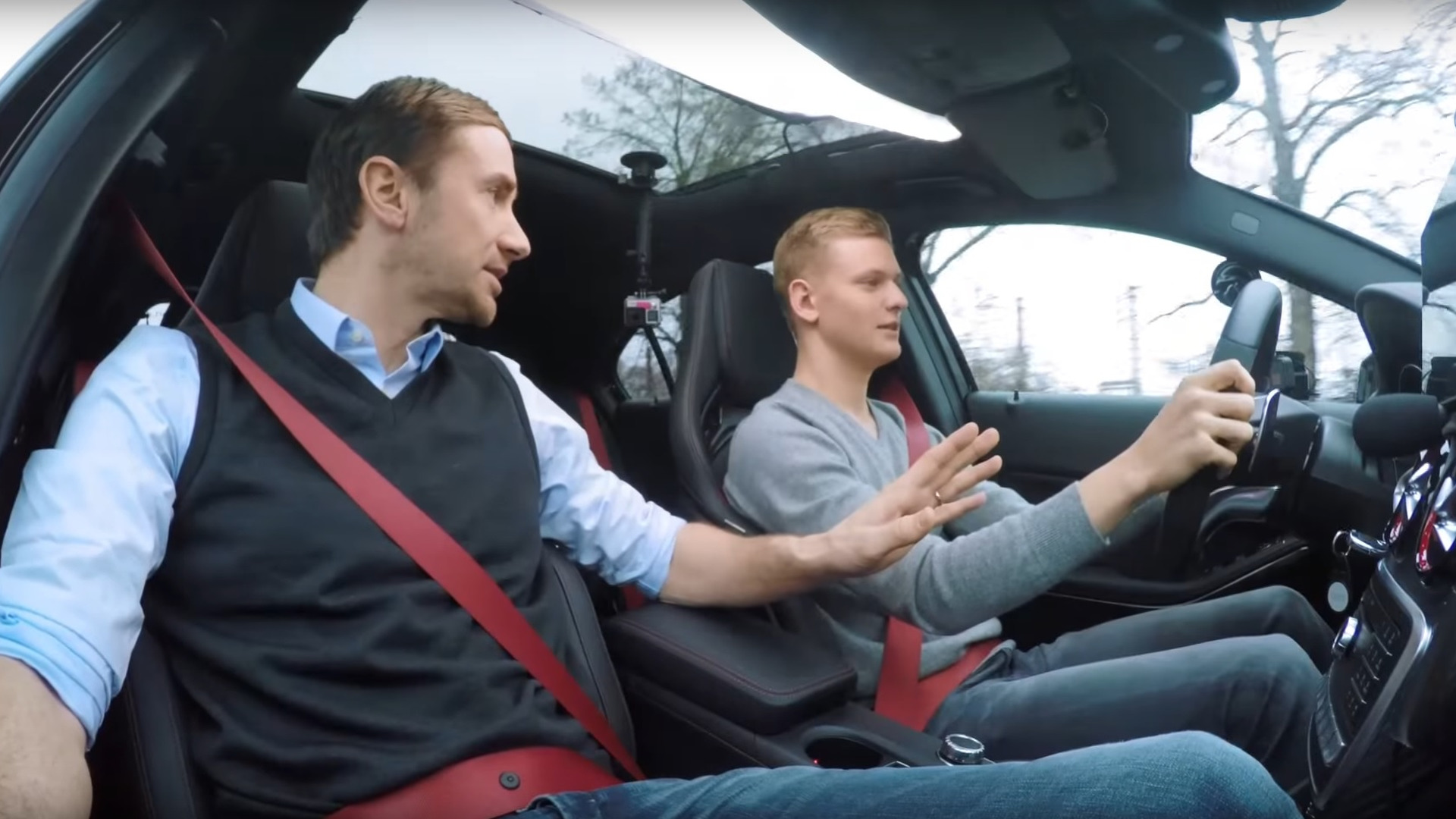 Watch Mick Schumacher Scare His Driving Instructor In Mercedes A45