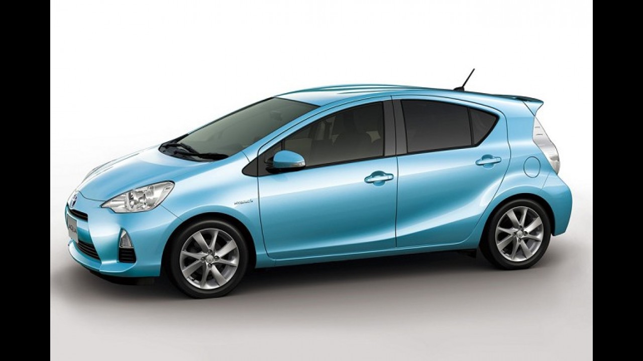 Toyota revela mais detalhes do híbrido Prius C, que estará no Salão de Tóquio