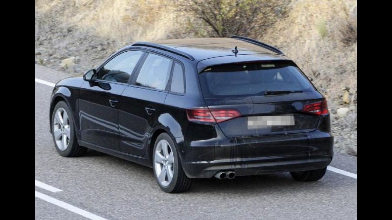 Flagra: Audi A3 Sportback sem camuflagem na Europa