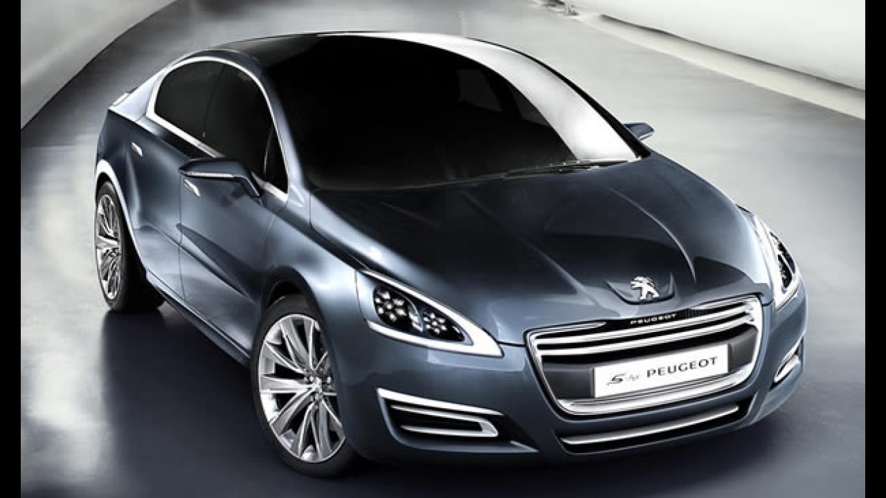 Novo Peugeot 508 2011 é flagrado sem disfarces na Espanha