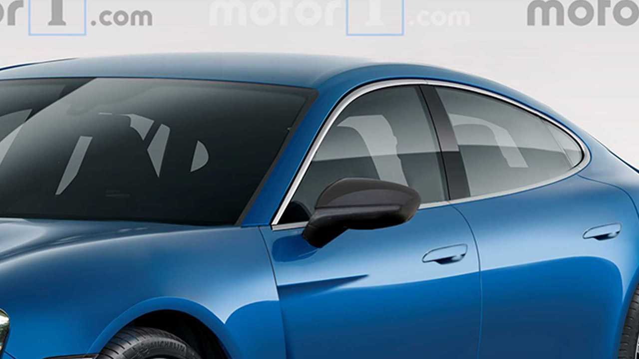 Porsche Taycan 2019 render