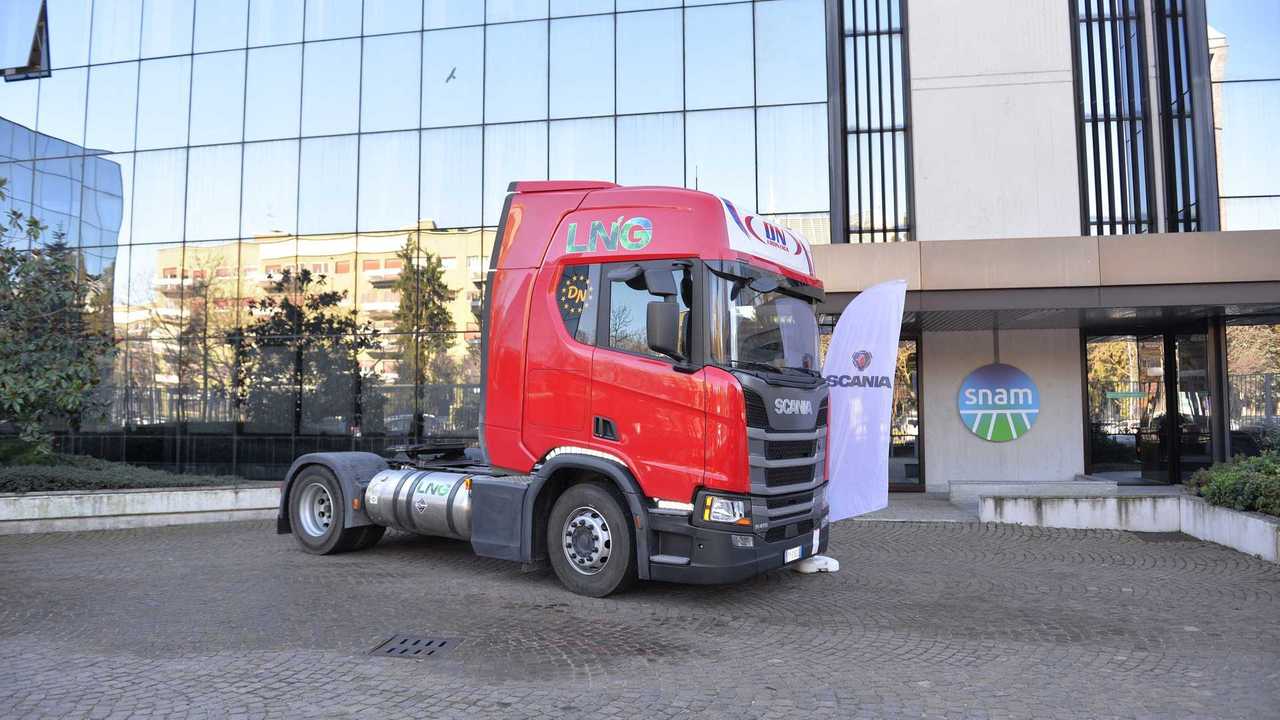 Scania, 100 camion LNG per SNAM IN 5 ANNI