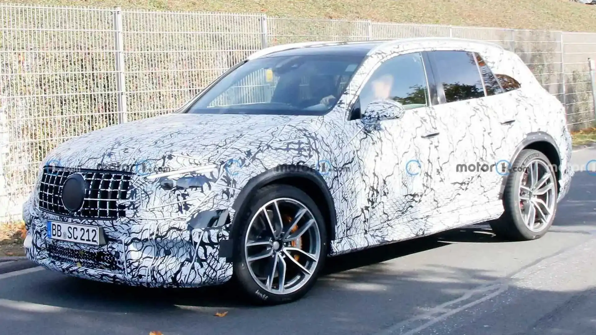 2023 Mercedes-AMG GLC 63 Spied For First Time Near Nurburgring