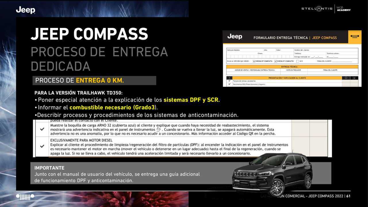 AdBlue: la nueva Jeep Compass Turbodiesel tendrá DPF con Urea en Argentina (y la Fiat Toro, no)