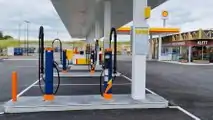 Kempower S-Series fast chargers at Shell station in Norway