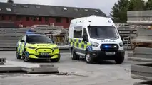Ford Mustang Mach-E britisches Polizeiauto