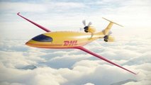 Eviation Alice in DHL-Farben (Front)