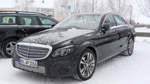 2018 Mercedes C-Class facelift spy photo