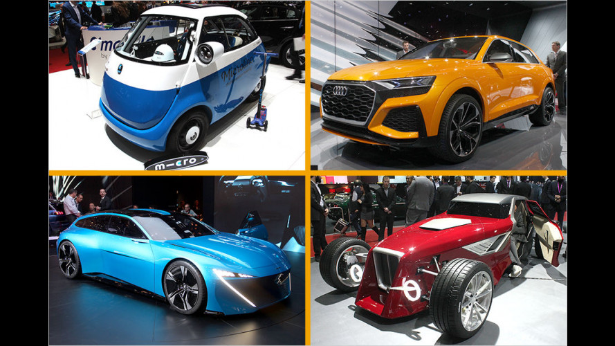 Die besten Designstudien vom Genfer Autosalon 2017