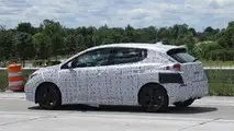 2018 Nissan Leaf casus fotoğrafları