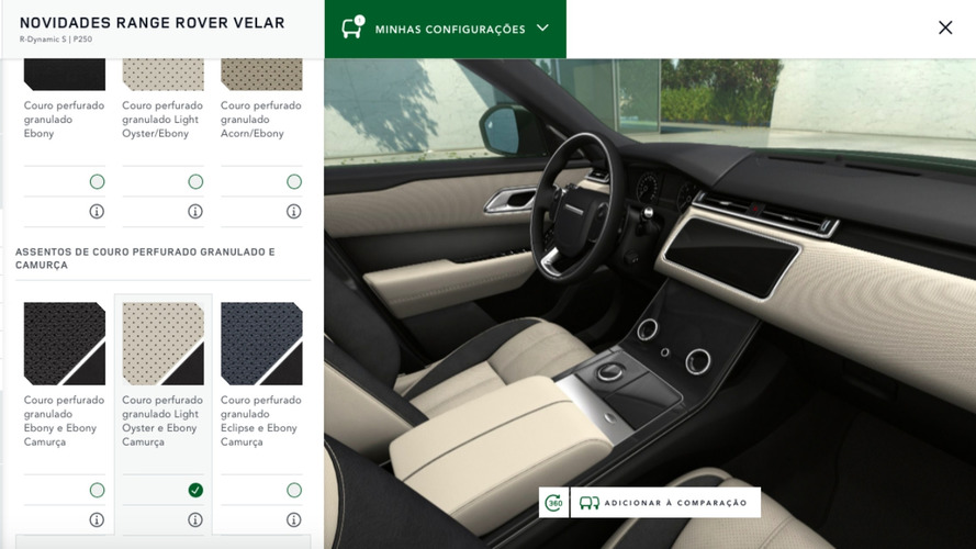 Range Rover Velar - Site Brasil