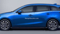 Mazda2 wagon render