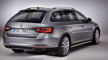 Skoda Superb Scout render