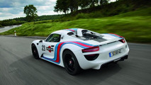 Porsche 918 Spyder with Martini Racing livery