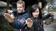Sebastian Vettel, Celina Jade, Shanghai movie set, 1000, 12.04.2012