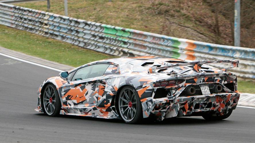 2019 Lamborghini Aventador SV Jota yeni casus fotoğraf