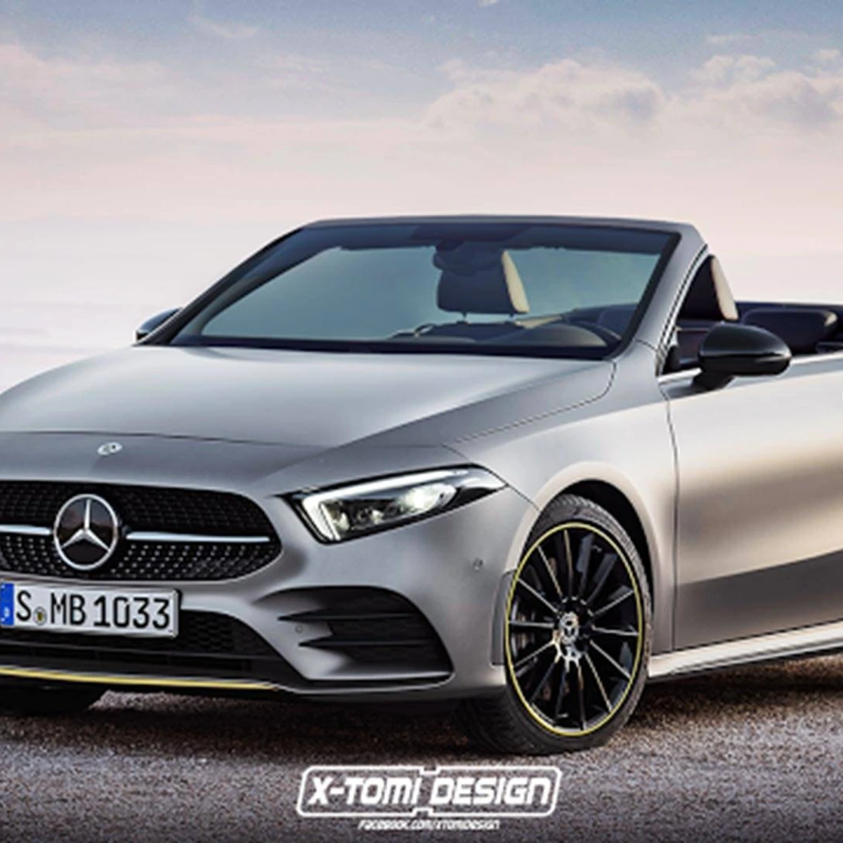 Mercedes Benz A Class Rendering Imagines Hatchback As Cabrio
