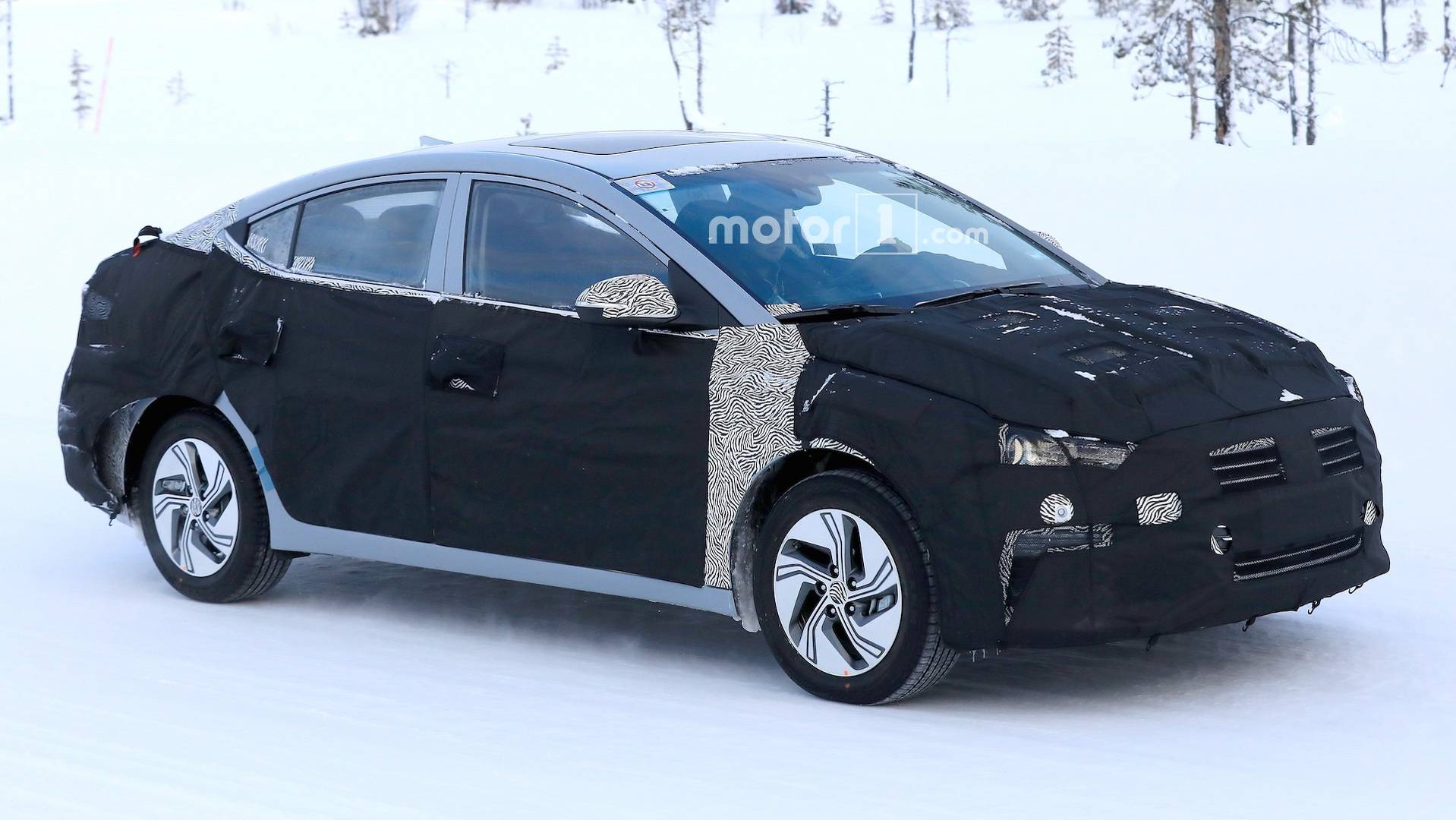Hyundai Elantra EV Possibly Spied For The First Time