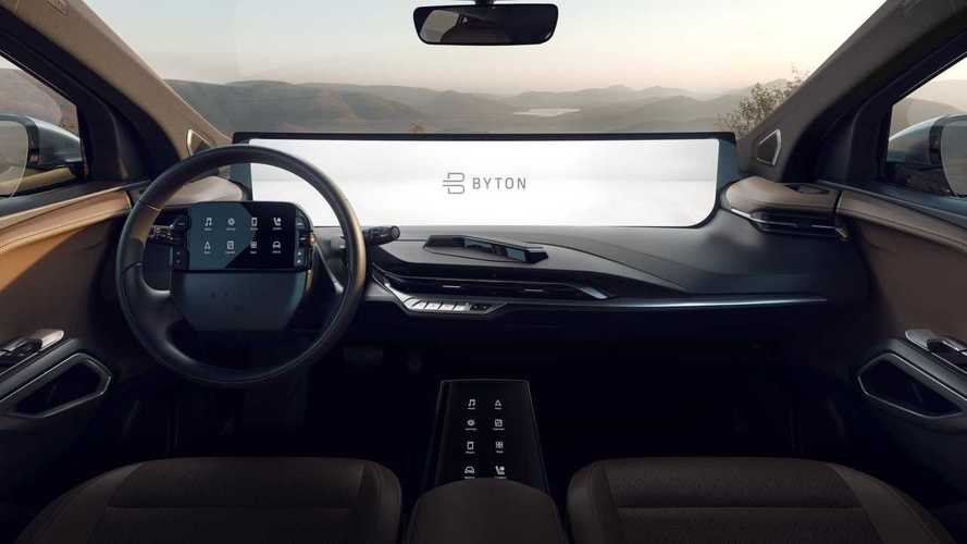 Byton M-Byte reveals massive infotainment screen