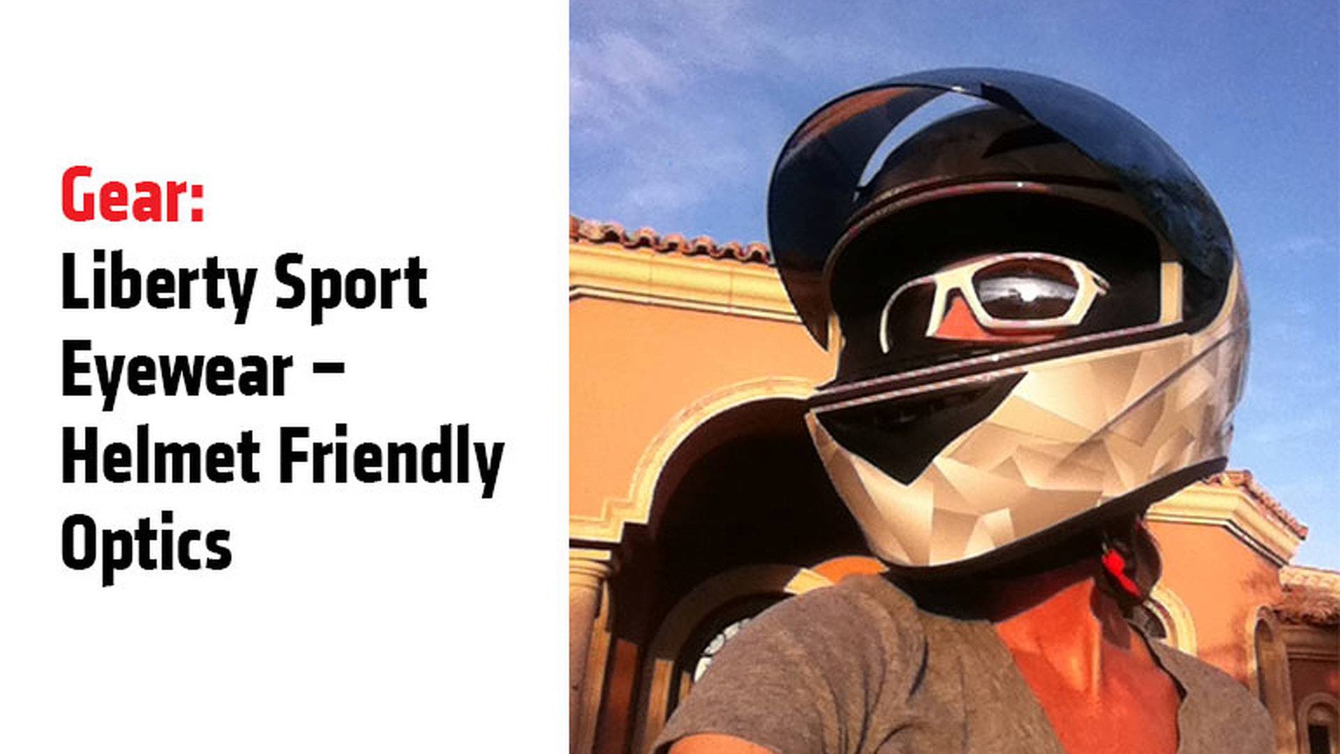Gear Liberty Sport Eyewear Helmet Friendly Optics