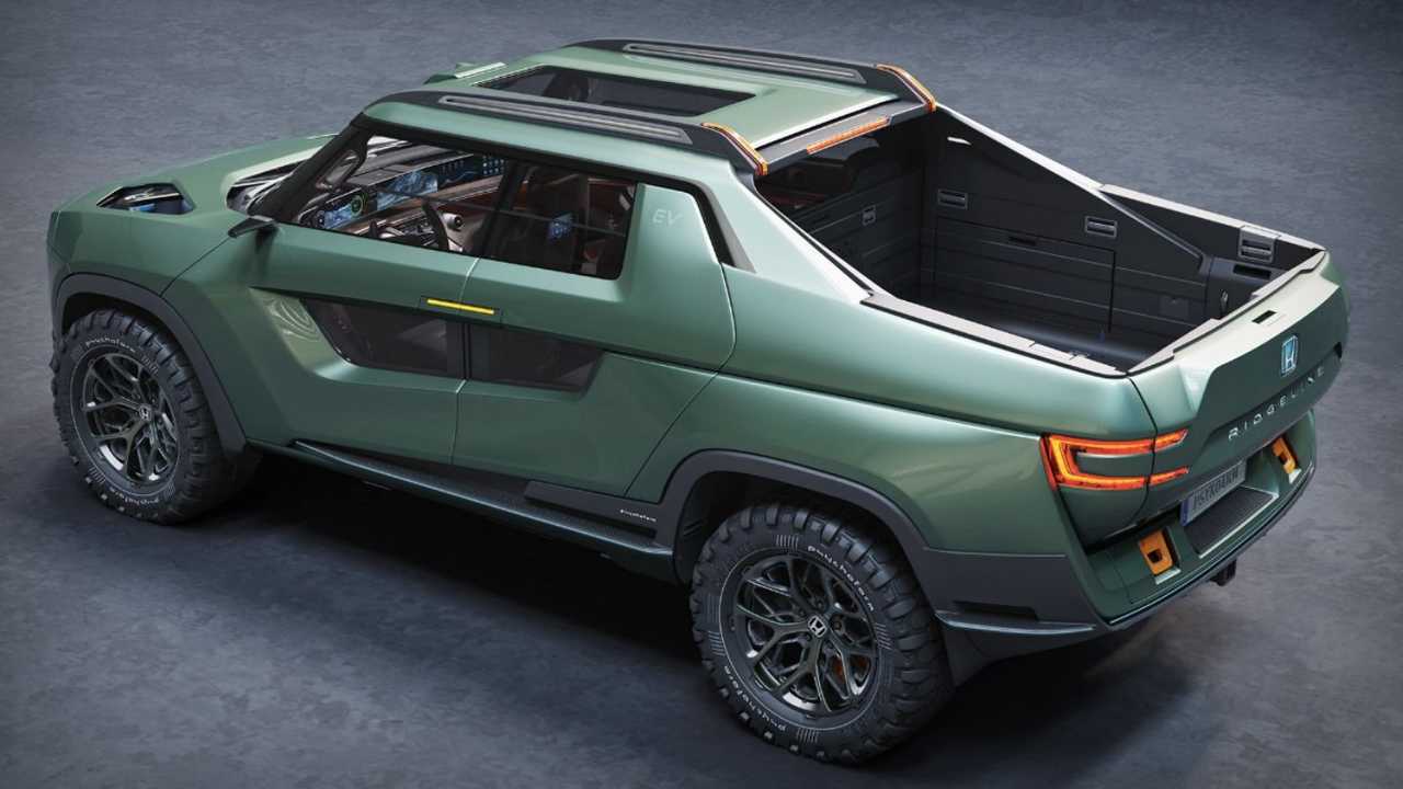 Honda Ridgeline Elektrikli Konsepti Hayali Tasarım (Render)