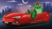 Tesla Santa-Schlitten