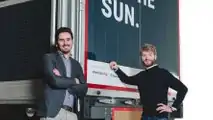 The Sono founders with the solar truck