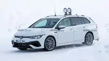 2022 VW Golf R Estate Spion Foto