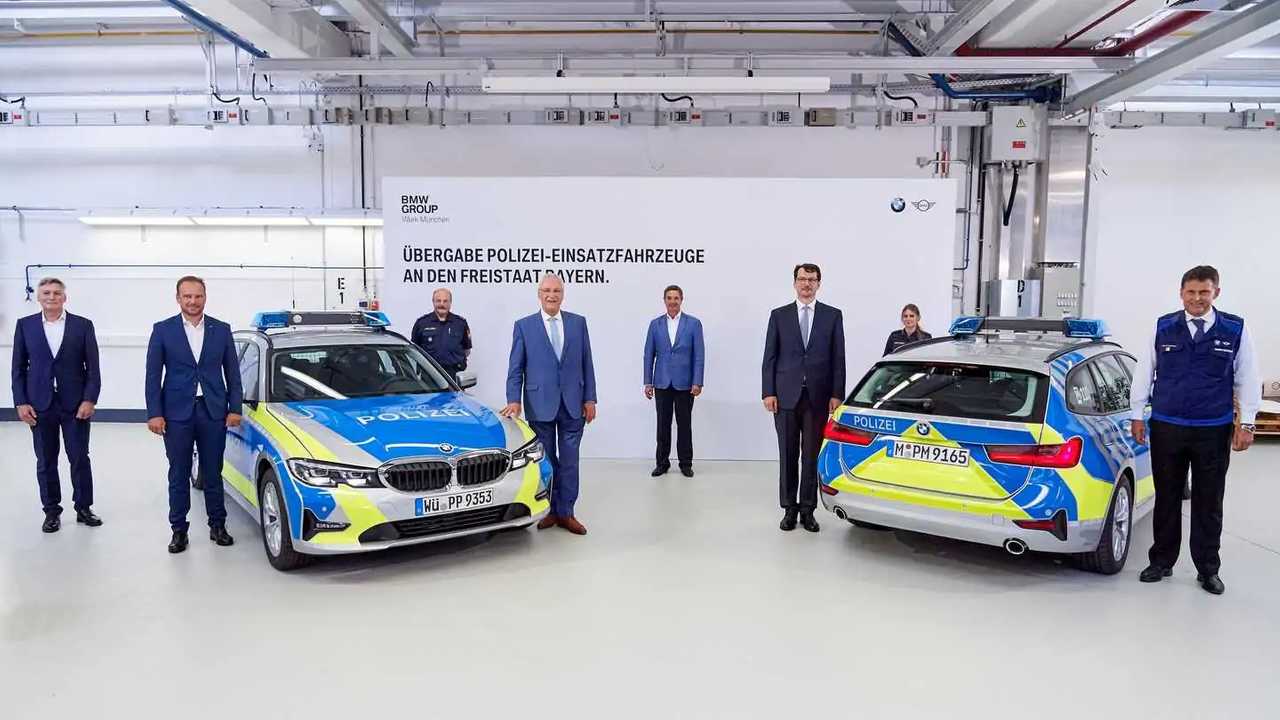 Neue BMW 3er Touring Einsatzfahrzeuge für die Polizei Bayern