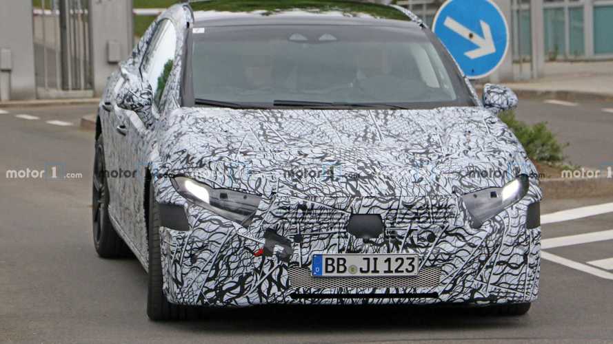 Mercedes EQS Spied Putting Its Four-Wheel Steering To Work
