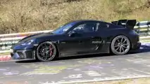 2022 Porsche 718 Cayman GT4 RS spy photo