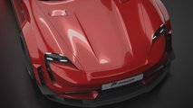 Porsche Taycan Turbo S di Prior Design (anteriore)