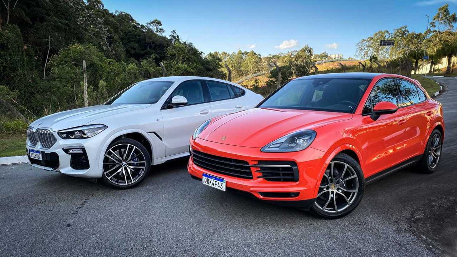 Comparativo BMW X6 e Porsche Cayenne Coupé Pioneirismo ou esportividade?
