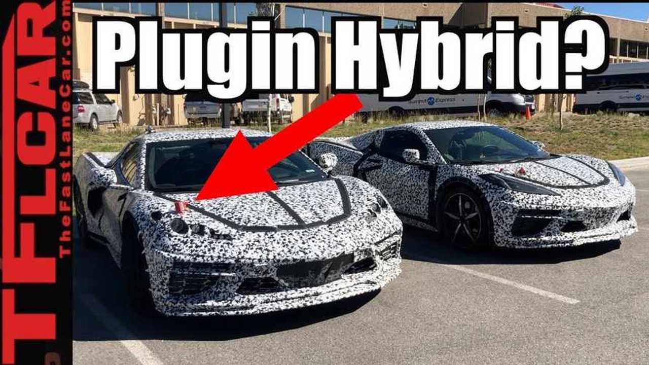 C8 Corvette Plug-In Hybrid Spy Video