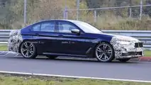 BMW 5er-Reihe Facelift (2020) als Erlkönig erwischt
