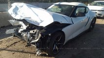 Wrecked Toyota Supra Launch Edition