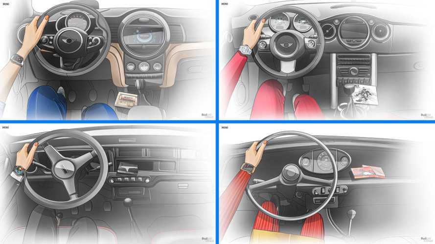 Check Out The Mini Cooper Interior's Evolution Over The Decades